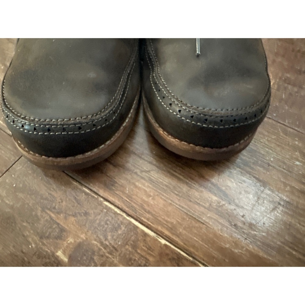 OluKai Honolulu Lace Men's Dark Brown Leather Chukka Boots US M9‎ EUR 42 - Picture 5 of 8